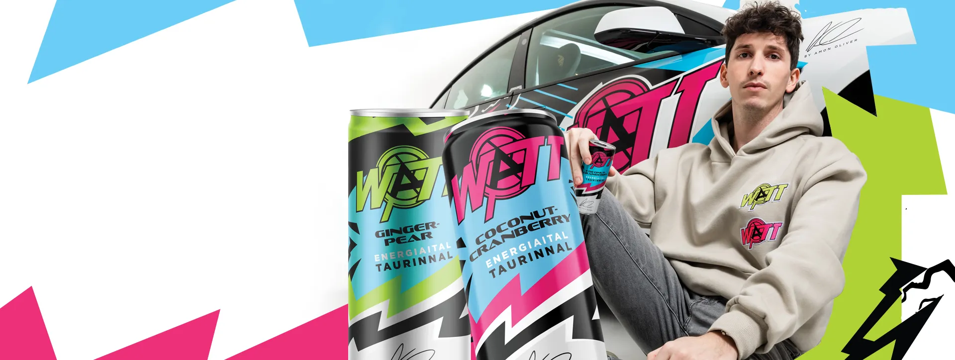 Ámon Olivér X WATT Energy Drink